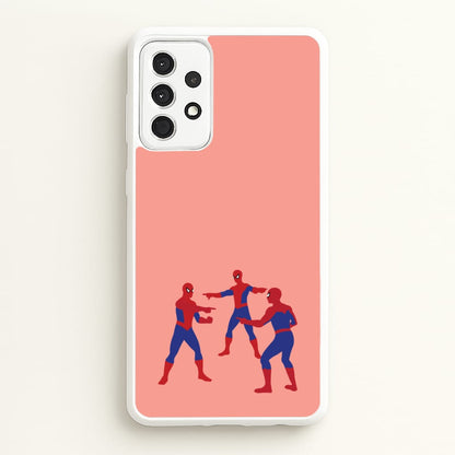 Spider Hero Pointing Meme  - Marvel Phone Case for Galaxy A52 / A52s