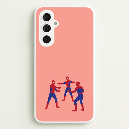Spider Hero Pointing Meme  - Marvel Phone Case for Galaxy S23FE