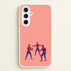 Spider Hero Pointing Meme  - Marvel Phone Case for Galaxy A16