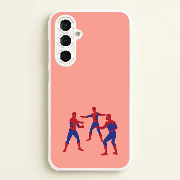 Spider Hero Pointing Meme  - Marvel Phone Case for Galaxy A16