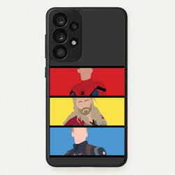 Superhero Team Red, Yellow And Blue  - Marvel Phone Case for Galaxy A33