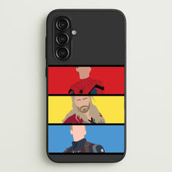 Superhero Team Red, Yellow And Blue  - Marvel Phone Case for Galaxy A16