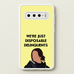 Disposable Delinquents  - Thunderbolts Phone Case for Galaxy S10
