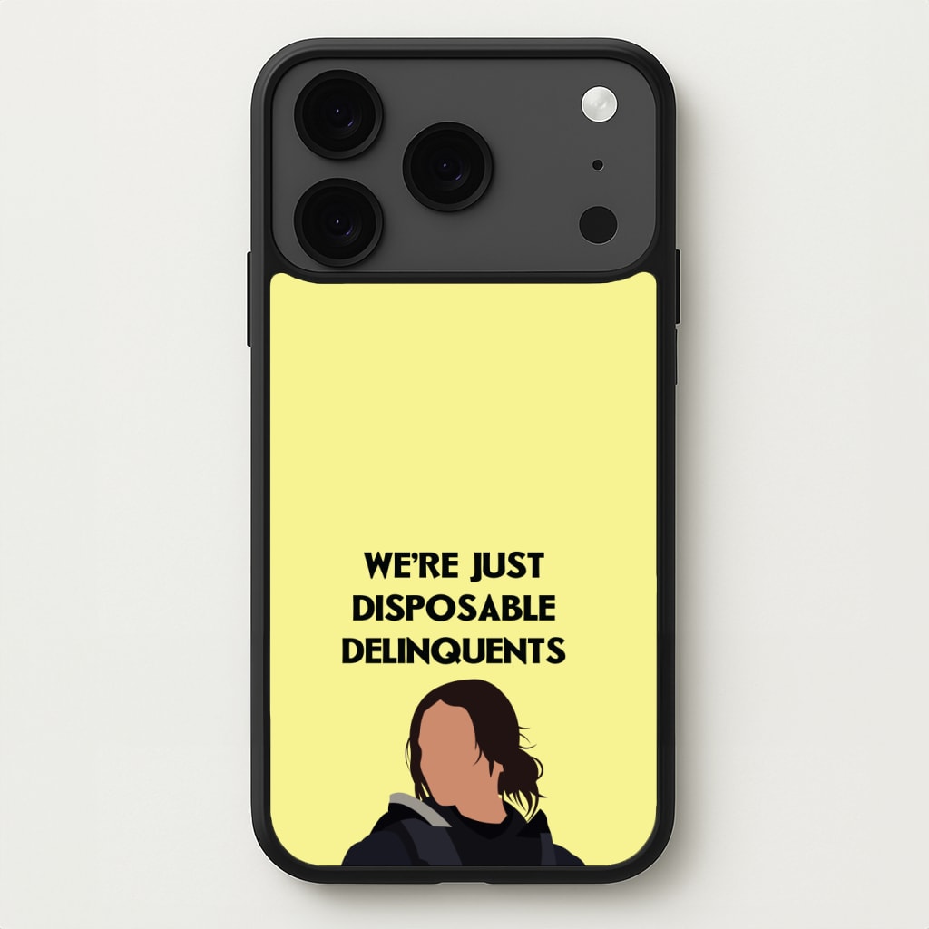 Disposable Delinquents Phone Case for iPhone 17 Pro Max
