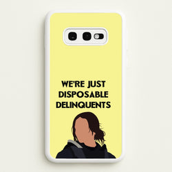 Disposable Delinquents  - Thunderbolts Phone Case for Galaxy S10e