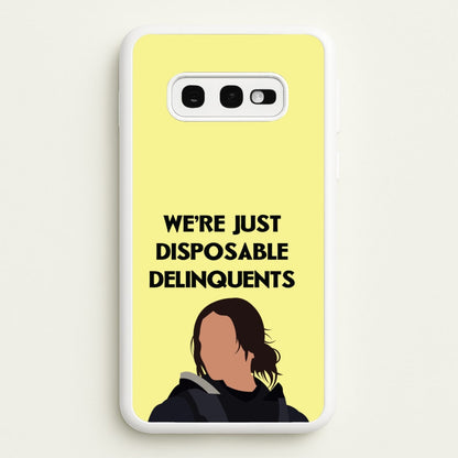 Disposable Delinquents  - Thunderbolts Phone Case for Galaxy S10e