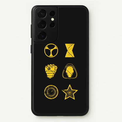 Antihero Symbols  - Thunderbolts Phone Case for Galaxy S21 Ultra