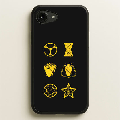 Antihero Symbols  - Thunderbolts Phone Case for iPhone 16e