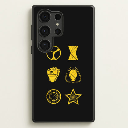 Antihero Symbols  - Thunderbolts Phone Case for Galaxy S25 Ultra