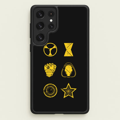 Antihero Symbols  - Thunderbolts Phone Case for Galaxy S23 Ultra