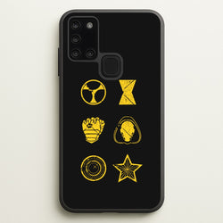 Antihero Symbols  - Thunderbolts Phone Case for Galaxy A21s