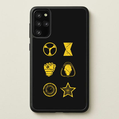Antihero Symbols  - Thunderbolts Phone Case for Galaxy S20 Plus