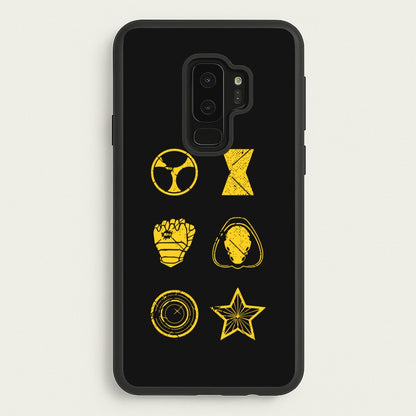 Antihero Symbols  - Thunderbolts Phone Case for Galaxy S9 Plus