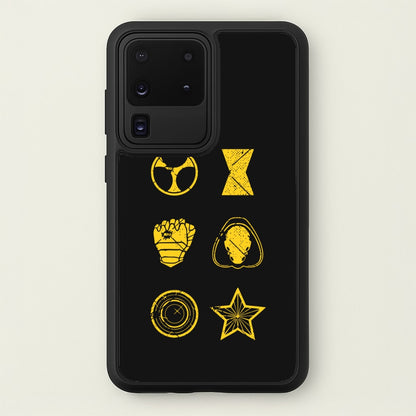 Antihero Symbols  - Thunderbolts Phone Case for Galaxy S20 Ultra