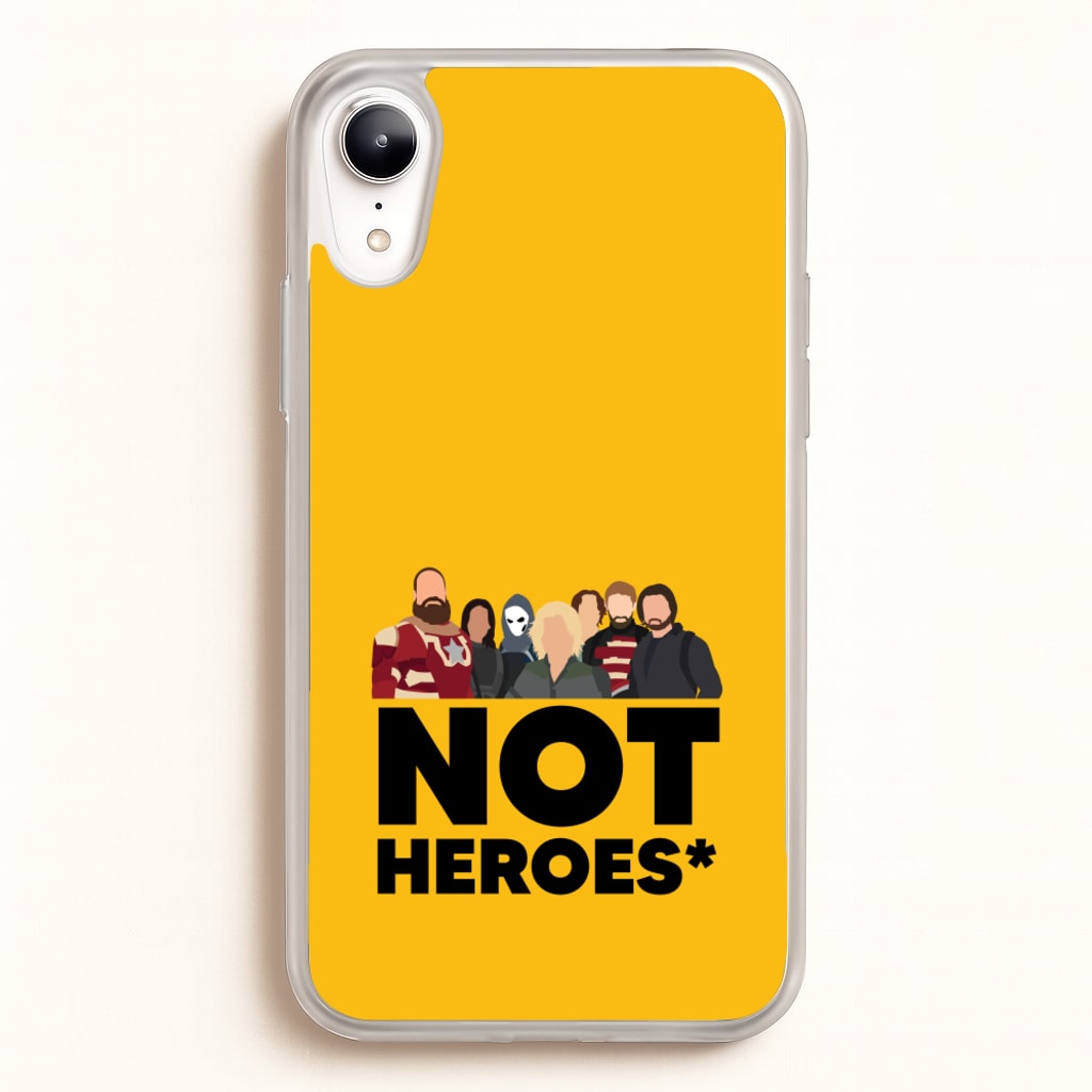 Not Heroes  - Thunderbolts Phone Case for iPhone XR