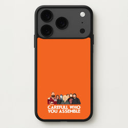 Careful Who You Assemble Phone Case for iPhone 17 Pro Max