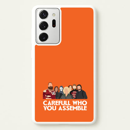 Careful Who You Assemble  - Thunderbolts Phone Case for Galaxy Note 20 Ultra
