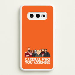 Careful Who You Assemble  - Thunderbolts Phone Case for Galaxy S10e