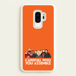 Careful Who You Assemble  - Thunderbolts Phone Case for Galaxy S9 Plus