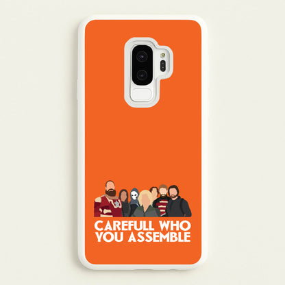 Careful Who You Assemble  - Thunderbolts Phone Case for Galaxy S9 Plus