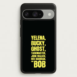 Antiheroes List Phone Case for Google Pixel 10 / 10 Pro