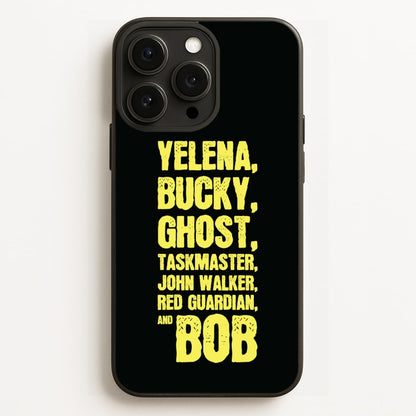 Antiheroes List  - Thunderbolts Phone Case for iPhone 12 Pro Max