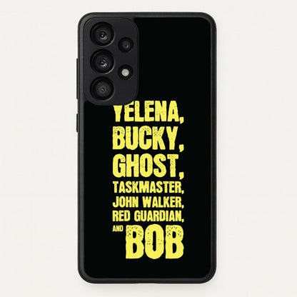 Antiheroes List  - Thunderbolts Phone Case for Galaxy A33