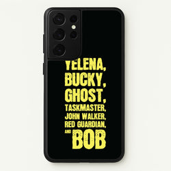 Antiheroes List  - Thunderbolts Phone Case for Galaxy S21 Ultra