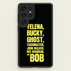 Antiheroes List  - Thunderbolts Phone Case for Galaxy S23 Ultra