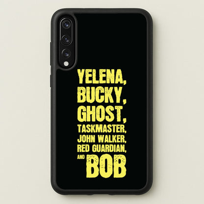 Antiheroes List  - Thunderbolts Phone Case for Huawei P20 Pro