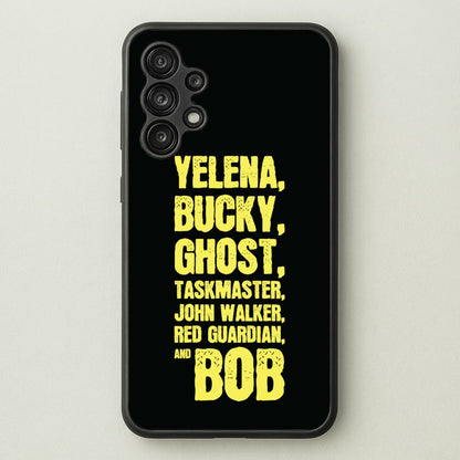 Antiheroes List  - Thunderbolts Phone Case for Galaxy A13