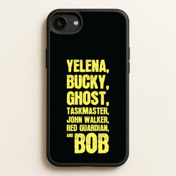Antiheroes List  - Thunderbolts Phone Case for iPhone 6 / 7 / 8 / SE