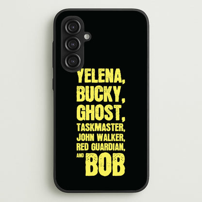 Antiheroes List  - Thunderbolts Phone Case for Galaxy S23FE