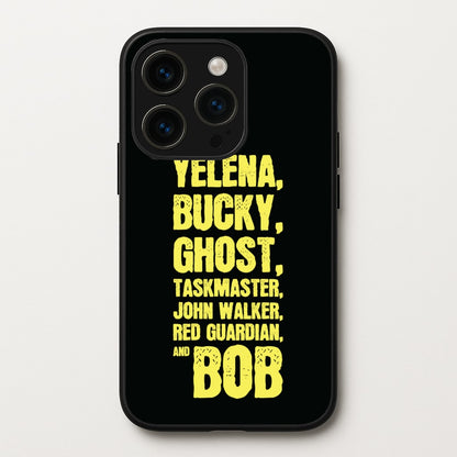 Antiheroes List  - Thunderbolts Phone Case for iPhone 14 Pro Max