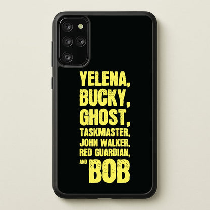 Antiheroes List  - Thunderbolts Phone Case for Galaxy S20 Plus