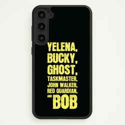 Antiheroes List  - Thunderbolts Phone Case for Galaxy S23