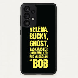 Antiheroes List  - Thunderbolts Phone Case for Galaxy A53