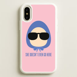 She Doesn't Even Go Here  - Mean Girls Phone Case for iPhone X / XS