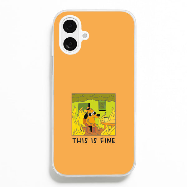 This Is Fine - Memes Phone Case