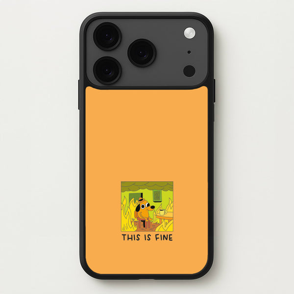 This Is Fine - Memes Phone Case for iPhone 17 Pro Max
