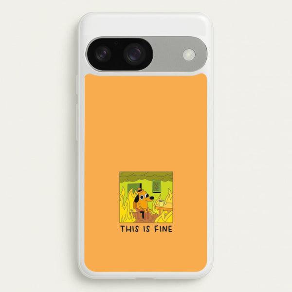 This Is Fine - Memes  - Memes Phone Case for Google Pixel 9 / 9 Pro