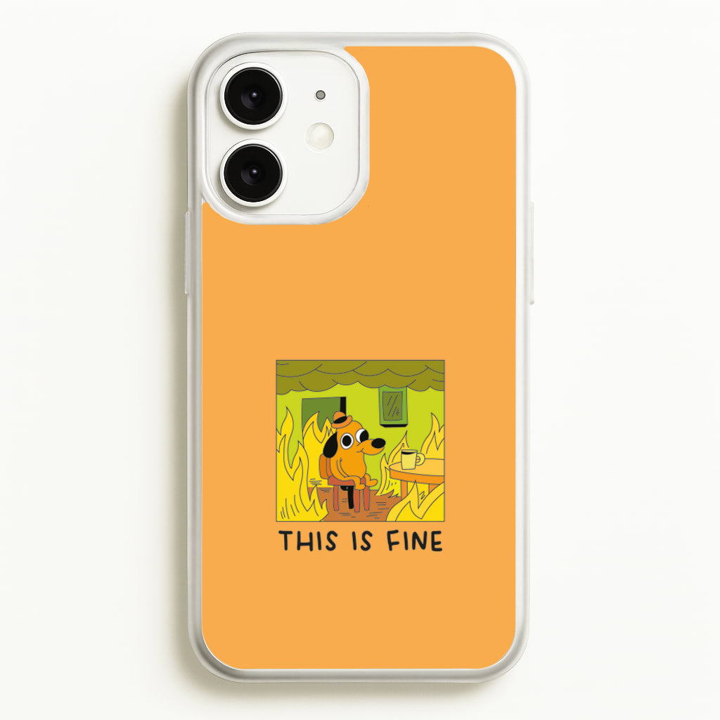 This Is Fine - Memes  - Memes Phone Case for iPhone 11