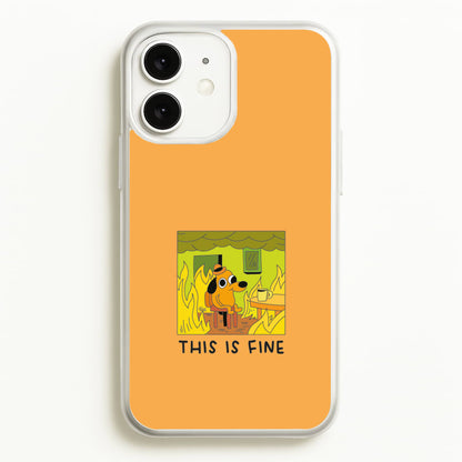 This Is Fine - Memes  - Memes Phone Case for iPhone 11