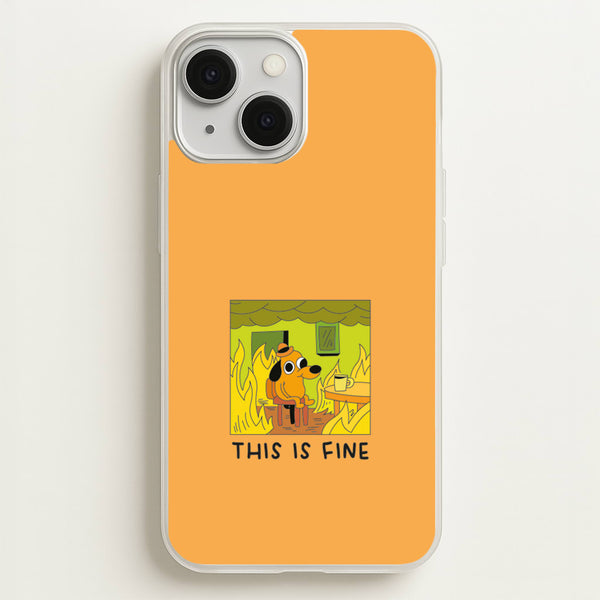 This Is Fine - Memes  - Memes Phone Case for iPhone 13