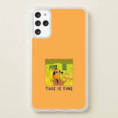This Is Fine - Memes  - Memes Phone Case for Galaxy S20 Plus