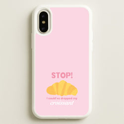 I Could've Dropped My Croissant - Memes  - Memes Phone Case for iPhone X / XS