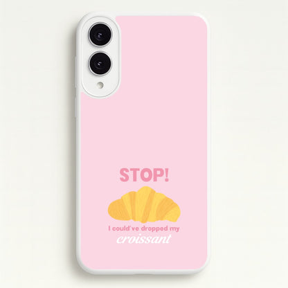 I Could've Dropped My Croissant - Memes  - Memes Phone Case for Galaxy S25 Edge