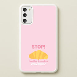 I Could've Dropped My Croissant - Memes  - Memes Phone Case for Galaxy S20