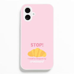 I Could've Dropped My Croissant - Memes  - Memes Phone Case for iPhone 16 Plus