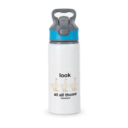 Look At All Those Chickens - Memes Active Water Bottle - Blue